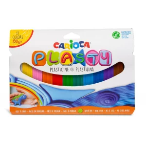 Plastilină Carioca Plasty 12 culori 150 gr