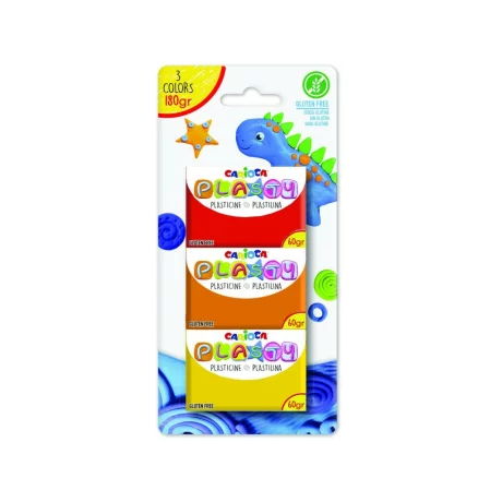 Plastilină Carioca Plasty 3/set