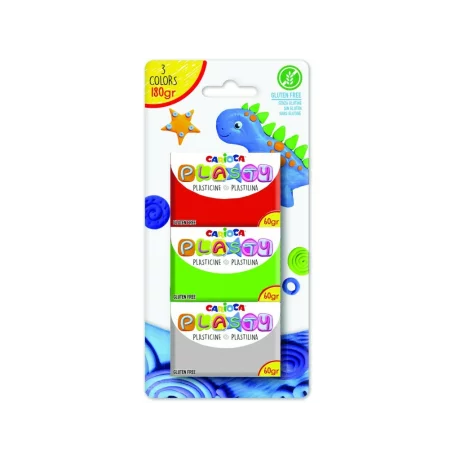 Plastilină Carioca Plasty 3/set