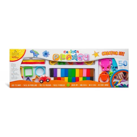 Plastilină Carioca Plasty Special 400 g + instrumente