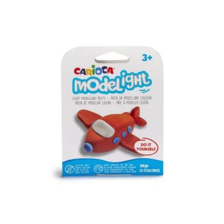 Plastilina ModeLight Carioca mijloace de transport Avion