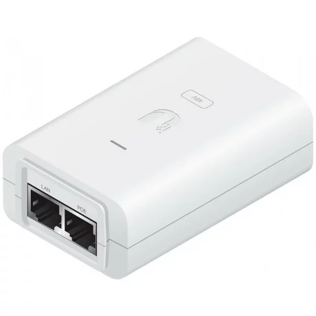 INJECTOR PoE UBIQUITI, port Gigabit x 2, unmanaged, nerackabil, carcasa metalica, &quot;POE-48-24W-G_EU&quot;