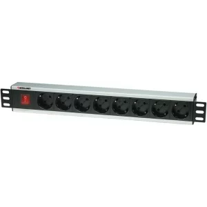 PDU INTELLINET 1.5U pt. rack 19 inch, 8 prize Schuko, intrare Schuko, max 16 A, on/off, 3 m, &quot;207157&quot;