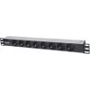 PDU INTELLINET 1U pt. rack 19 inch, 8 prize Schuko, intrare Schuko, max 15 A, 1.6 m, &quot;714037&quot;