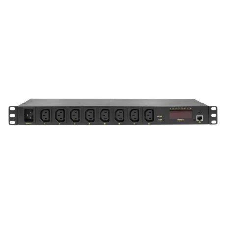 PDU LOGILINK 1U pt. rack 19 inch, 8 prize IEC, intrare IEC, max 16 A, protectie suprasarcina SI impotriva trasnetului, &quot;PDU8P01&quot;