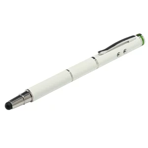 PRESENTER Leitz Stylus 4 in 1, wireless, laser pt. touchscreen, max. , baterii LR41 x3, alb, &quot;64140001&quot;