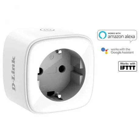 PRIZA inteligenta D-LINK, Schuko x 1, conectare prin Schuko (T), 16 A, programare prin smartphone, Wi-Fi, alb, &quot;DSP-W118&quot;