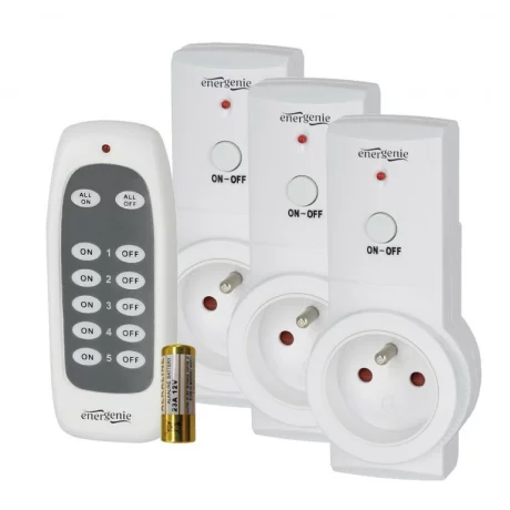 PRIZA inteligenta GEMBIRD, French socket x 1, conectare prin French socket (T), 16 A, fara protectie, alb, &quot;EG-SSWS3F-01&quot;