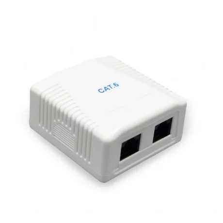 PRIZA RJ-45 aplicabila cu 2 iesiri GEMBIRD pt. cablu UTP, Cat6, Krone (LSA) x 2 | RJ-45 (M) x 2, plastic, 1 buc, &quot;NCAC-2U6-01&quot;