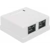 PRIZA RJ-45 aplicabila cu 2 iesiri INTELLINET pt. cablu UTP, Cat6, Krone (LSA) x 2 | RJ-45 (M) x 2, plastic, 1 buc, &quot;771467&quot;