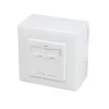 PRIZA RJ-45 aplicabila cu 2 iesiri | PRIZA RJ-45 incastrabila cu 2 iesiri LOGILINK pt. cablu FTP, Cat6, Krone (LSA) x 2 | RJ-45 (M) x 2, ecranat, plastic cu metal, 1 buc, &quot;NP0039A&quot;