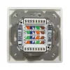 PRIZA RJ-45 aplicabila cu 2 iesiri | PRIZA RJ-45 incastrabila cu 2 iesiri LOGILINK pt. cablu FTP, Cat6, Krone (LSA) x 2 | RJ-45 (M) x 2, ecranat, plastic cu metal, 1 buc, &quot;NP0039A&quot;