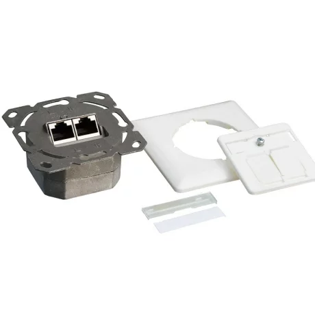 PRIZA RJ-45 aplicabila cu 2 iesiri | PRIZA RJ-45 incastrabila cu 2 iesiri LOGILINK pt. cablu FTP, Cat6, Krone (LSA) x 2 | RJ-45 (M) x 2, ecranat, plastic cu metal, 1 buc, &quot;NP0039A&quot;