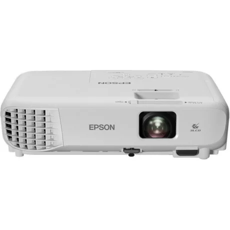 PROIECTOR EPSON EB-X05, lampa UHE, 3300 lumeni, rezolutie XGA (1024 x 768), contrast 15.000 : 1, VGA, HDMI, USB 2.0, USB 2.0 Mini-B, Audio RCA, boxe, &quot;V11H839040&quot;