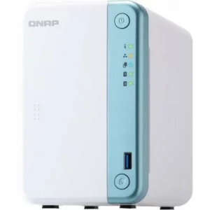 NAS QNAP, tower, HDD x 2, capacitate maxima 32 TB, memorie RAM 2 GB, RJ-45 (Gigabit), porturi PCI-E2.0 x 8 | USB 2.0 x 3 | USB 3.2 gen 1 x 2, &quot;TS-251D-2G&quot;