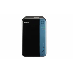 NAS QNAP, tower, HDD x 2, capacitate maxima 12 TB, memorie RAM 2 GB, RJ-45 (Gigabit) x 2, porturi PCI-E2.0x2 | USB 3.0 x 5 | 3.5 mm Jack x 2 | HDMI x 2, &quot;TS-253BE-2G&quot;