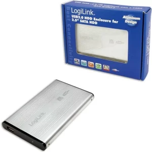 RACK extern LOGILINK, pt HDD/SSD, 2.5 inch, S-ATA, interfata PC USB 2.0, aluminiu, argintiu, &quot;UA0041A&quot;
