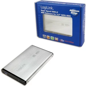 RACK extern LOGILINK, pt HDD/SSD, 2.5 inch, S-ATA, interfata PC USB 3.0, aluminiu, argintiu, &quot;UA0106A&quot;