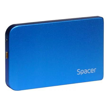 RACK extern SPACER, pt HDD/SSD, 2.5 inch, S-ATA, interfata PC USB 3.0, aluminiu, albastru, &quot;SPR-25611A&quot;