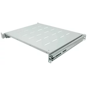 RAFT CULISANT INTELLINET 1U pentru rack 19&quot;, adancime 350mm, pentru cabinete cu adancime de 600-800mm, sarcina maxima 35Kg, vopsea antistatic, otel 1.5mm, gray &quot;712323&quot;