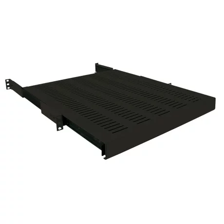 RAFT CULISANT LOGILINK 1U pentru rack 19&quot;, adancime 400mm, pentru cabinete cu adancime de 600mm, sarcina maxima 35Kg, vopsea antistatic, otel 1.5mm, black &quot;SF1S45B&quot;