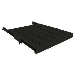 RAFT CULISANT LOGILINK 1U pentru rack 19&quot;, adancime 600mm, pentru cabinete cu adancime de 800mm, sarcina maxima 35Kg, vopsea antistatic, otel 1.5mm, black &quot;SF1S65B&quot;