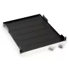 RAFT FIX perforat TRITON 1U, pt rack 19 inch, adancime 550 mm, sarcina maxima 40 Kg, negru, &quot;RAB-UP-550-A1&quot;