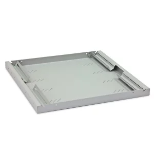 RAFT FIX perforat TRITON 1U, pt rack 19 inch, adancime 750 mm, sarcina maxima 80 Kg, gri, &quot;RAC-UP-750-A4&quot;