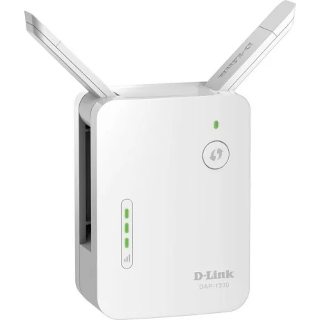 RANGE EXTENDER D-LINK wireless  300Mbps, 1 port 10/100Mbps, 2 antene externe, 2.4GHz, &quot;DAP-1330&quot; (include timbru verde 1.5 lei)