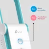 RANGE EXTENDER TP-LINK wireless 1200Mbps, 1 x 10/100 Mbps, 2 antene interne, dual band AC1200, 2.4GHz &amp;amp; 5GHz, + extra priza, &quot;RE365&quot; (include timbru verde 1.5 lei)