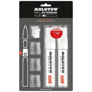 Set starter kit Molotow Refill Extension 611 EM