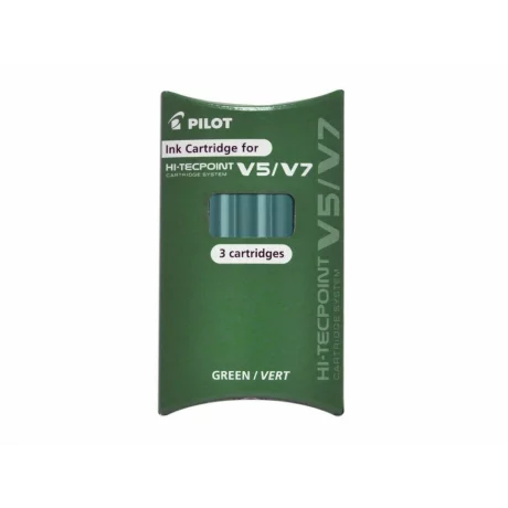 Rezerva Pilot Roller V5/V7 Hi-Tecpoint Reincarcabil Verde