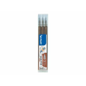 Set 3 rezerve Roller Frixion 0.7Mm, 3Buc/Set Pilot Brown