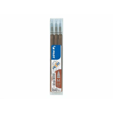 Set 3 rezerve Roller Frixion 0.7Mm, 3Buc/Set Pilot Brown