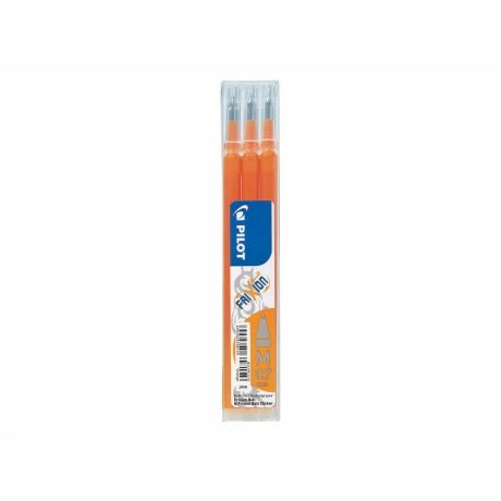 Set 3 rezerve Roller Frixion 0.7Mm, 3Buc/Set Pilot Orange