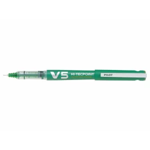 Roller V5 Hi-Tecpoint Reincarcabil 0.5 Verde Pilot