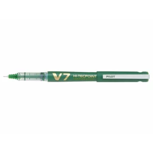 Roller V7 Hi-Tecpoint Reincarcabil 0.7 Verde Pilot