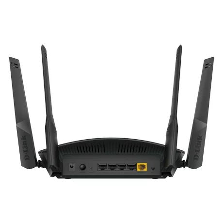 ROUTER D-Link wireless 1800Mbps,1 x WAN Gigabit, 4 porturi LAN Gigabit, 2.4 Ghz/5 Ghz dual band, 4 antene externe, WI-FI 6 &quot;DIR-X1860&quot; (include timbru verde 1.5 lei)