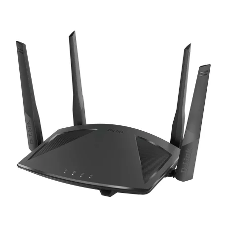 ROUTER D-Link wireless 1800Mbps,1 x WAN Gigabit, 4 porturi LAN Gigabit, 2.4 Ghz/5 Ghz dual band, 4 antene externe, WI-FI 6 &quot;DIR-X1860&quot; (include timbru verde 1.5 lei)