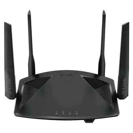 ROUTER D-Link wireless 1800Mbps,1 x WAN Gigabit, 4 porturi LAN Gigabit, 2.4 Ghz/5 Ghz dual band, 4 antene externe, WI-FI 6 &quot;DIR-X1860&quot; (include timbru verde 1.5 lei)