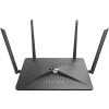 ROUTER D-LINK wireless 2600Mbps, 4 porturi Gigabit, 4 antene externe, Dual Band AC2600 (1733/800Mbps), AC SmartBeam, MU-MIMO, USB 3.0, black &quot;DIR-882&quot; (include timbru verde 1.5 lei)