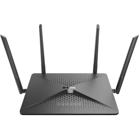 ROUTER D-LINK wireless 2600Mbps, 4 porturi Gigabit, 4 antene externe, Dual Band AC2600 (1733/800Mbps), AC SmartBeam, MU-MIMO, USB 3.0, black &quot;DIR-882&quot; (include timbru verde 1.5 lei)