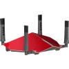 ROUTER D-LINK wireless 3150Mbps, 4 porturi Gigabit, 4 antene externe, Dual Band AC3200 (1300/600Mbps), 1xUSB3.0, 1xUSB2.0, glossy red &quot;DIR-885L&quot; (include timbru verde 1.5 lei)