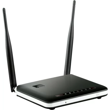 ROUTER D-LINK wireless. 4G LTE (desktop), 300Mbps, 4 porturi 10/100Mbps + 1 WAN, 2 antene externe, N300, compatibil modem 3G/4G LTE, &quot;DWR-116&quot; (include timbru verde 1.5 lei)