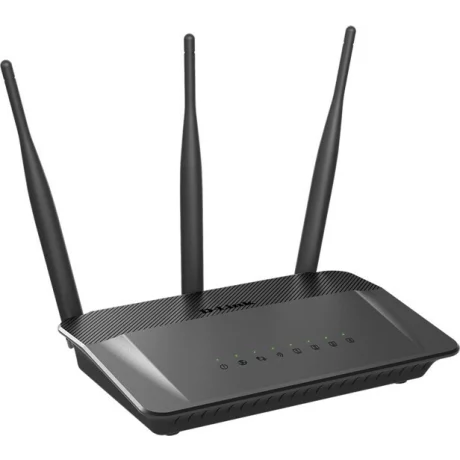 ROUTER D-LINK wireless  750Mbps, 4 porturi 10/100, 3 antene externe, Dual Band AC750 (433/300Mbps), DIR-809