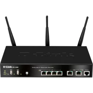 ROUTER D-LINK wireless. AC VPN, 4 porturi Gigabit, 2 porturi WAN Gigabit, 130Mbps Firewa60, 70Mbps VPN, 70 VPN tunnels