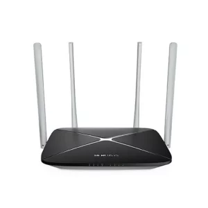 ROUTER MERCUSYS wireless 1200Mbps, 4 porturi 10/100Mbps, Dual Band AC1200 &quot;AC12&quot; (include timbru verde 1 leu) 692884