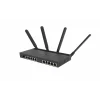 ROUTER MIKROTIK wireless, 2000 Mbps, porturi Gigabit x 10, antena externa x 4, CPU 1.4 GHz, 1 GB RAM, dual band, rackabil 1U 19&quot;, &quot;MT RB4011IGS+5HACQ2HND-IN&quot; (include TV 1.5 lei)