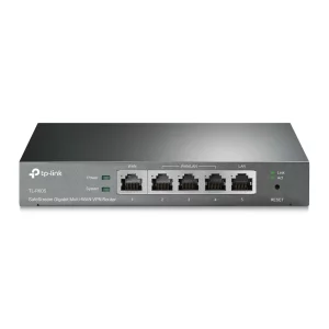 ROUTER TP-LINK wired Gigabit, 1 Gigabit WAN + 1 Gigabit LAN + 3 Changeable Gigabit WAN/LAN Ports , tehnologie VPN TL-R605