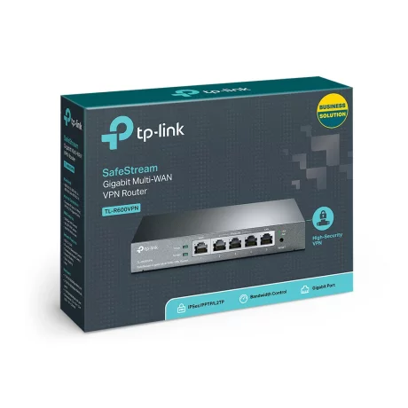 ROUTER TP-LINK wired Gigabit, 1 WAN + 1 LAN, tehnologie VPN &quot;TL-R600VPN&quot; (include timbru verde 1.5 lei)